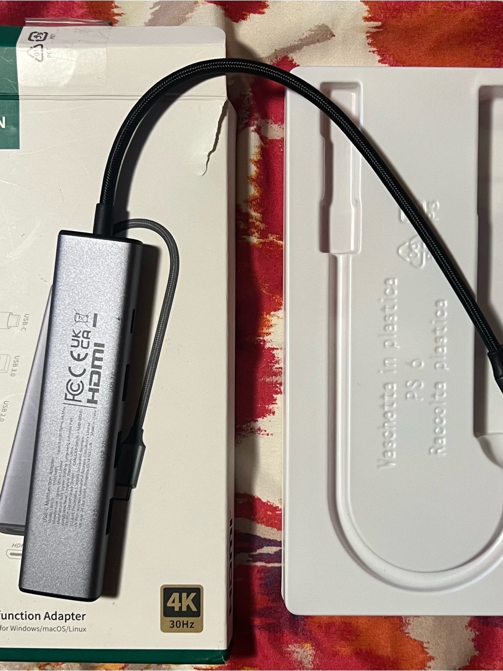 USB-C Multifunction Adapter - Gray - Picture 3 of 5